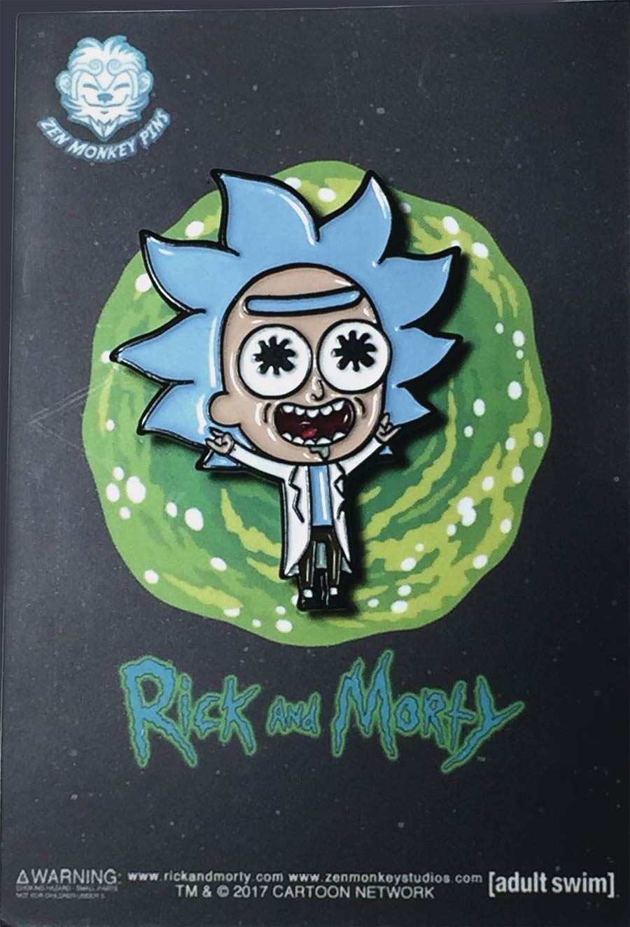 Rick And Morty Pocket Lapel Pin - Tiny Rick
