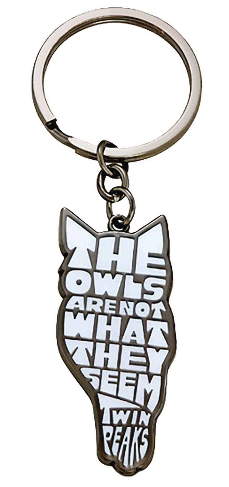 Twin Peaks Owl Enamel Keychain