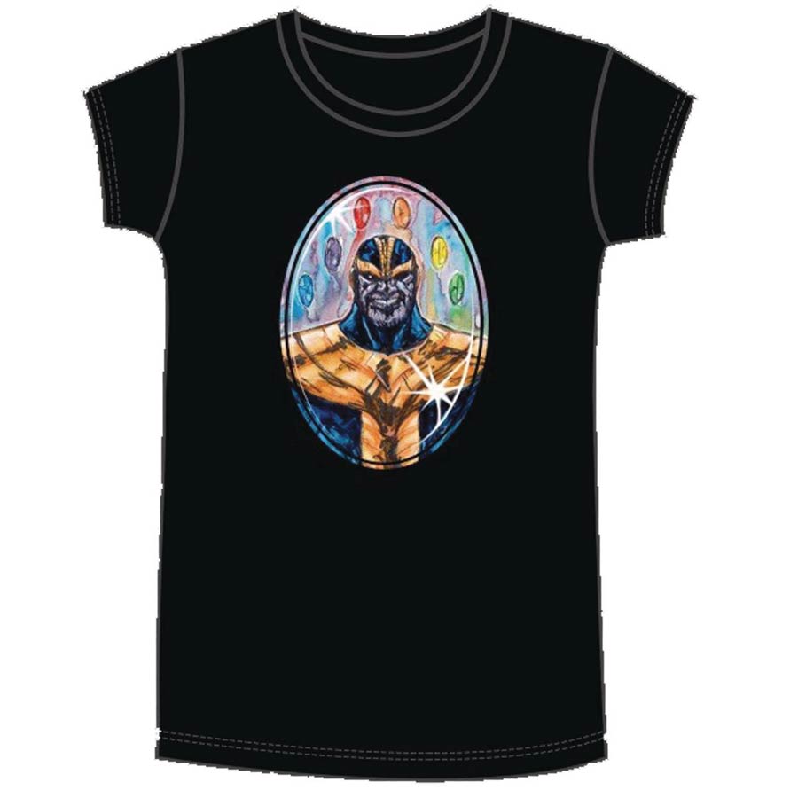 Thanos To Court Death Womens Black T-Shirt Large