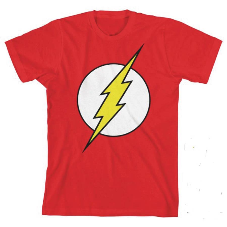 DC Comics Flash Glow-In-The-Dark Youth T-Shirt Large