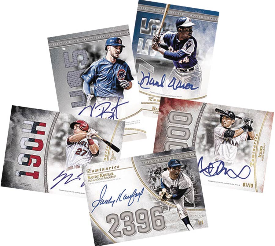 Topps 2017 Luminaries Baseball Trading Cards Box