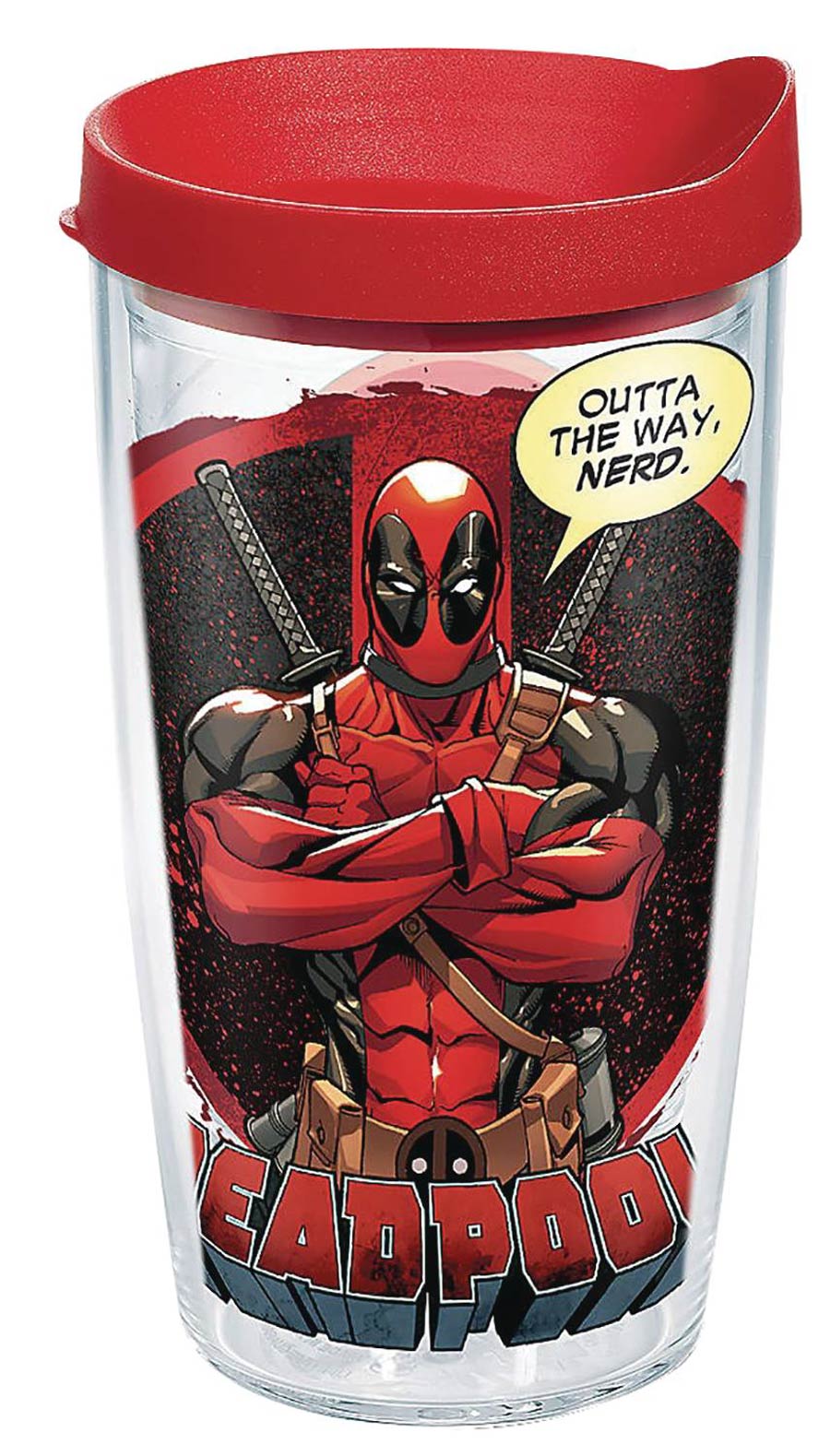 Deadpool 16-Ounce Tumbler With Lid
