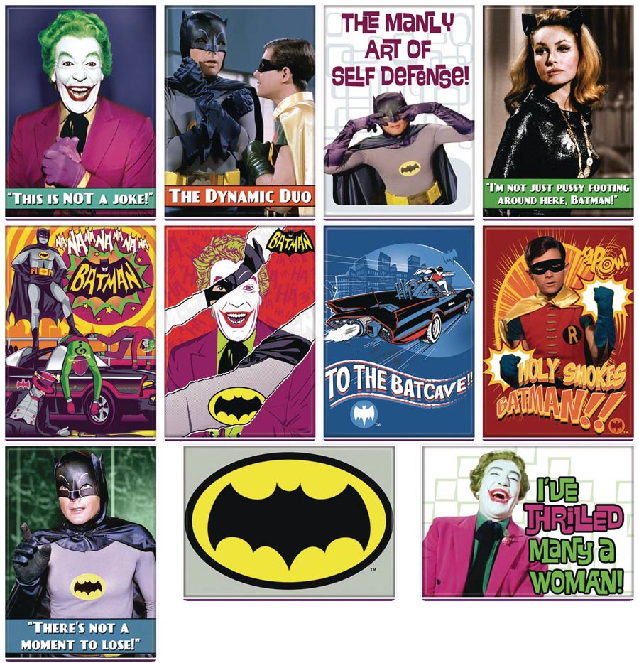 Batman Classic 1960s Magnet 48-Piece Assortment Case
