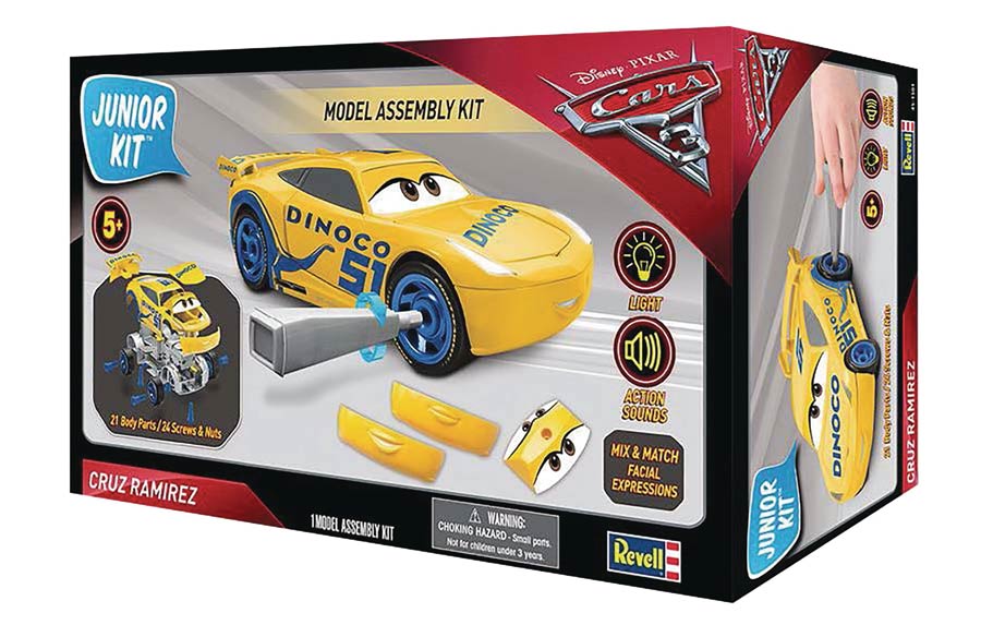 Cars 3 Cruz Ramirez Level-2 Junior Model Assembly Kit