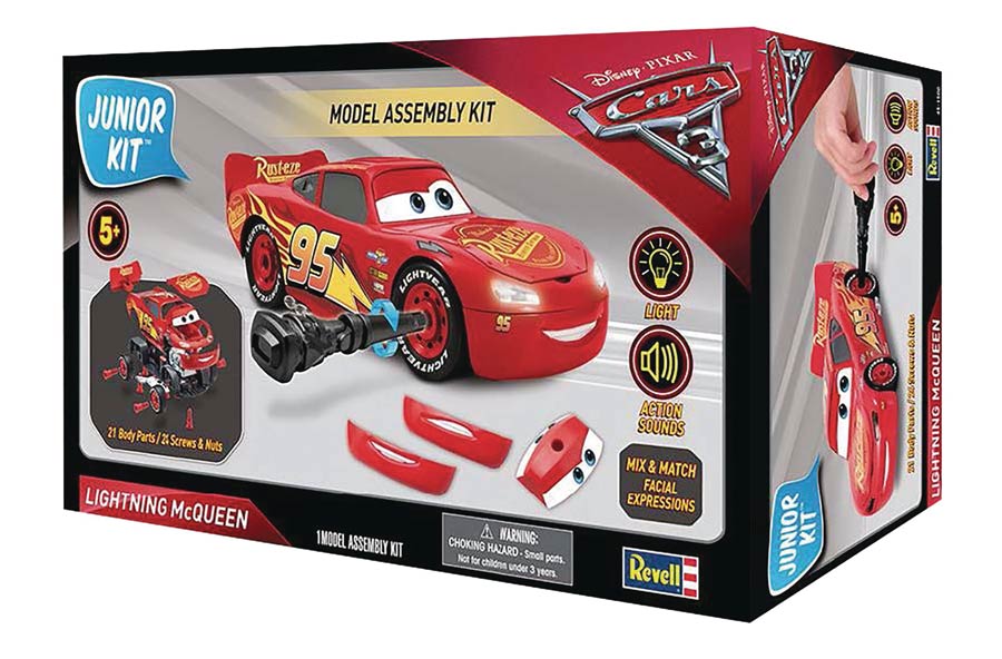 Cars 3 Lightning McQueen Level-2 Junior Model Assembly Kit