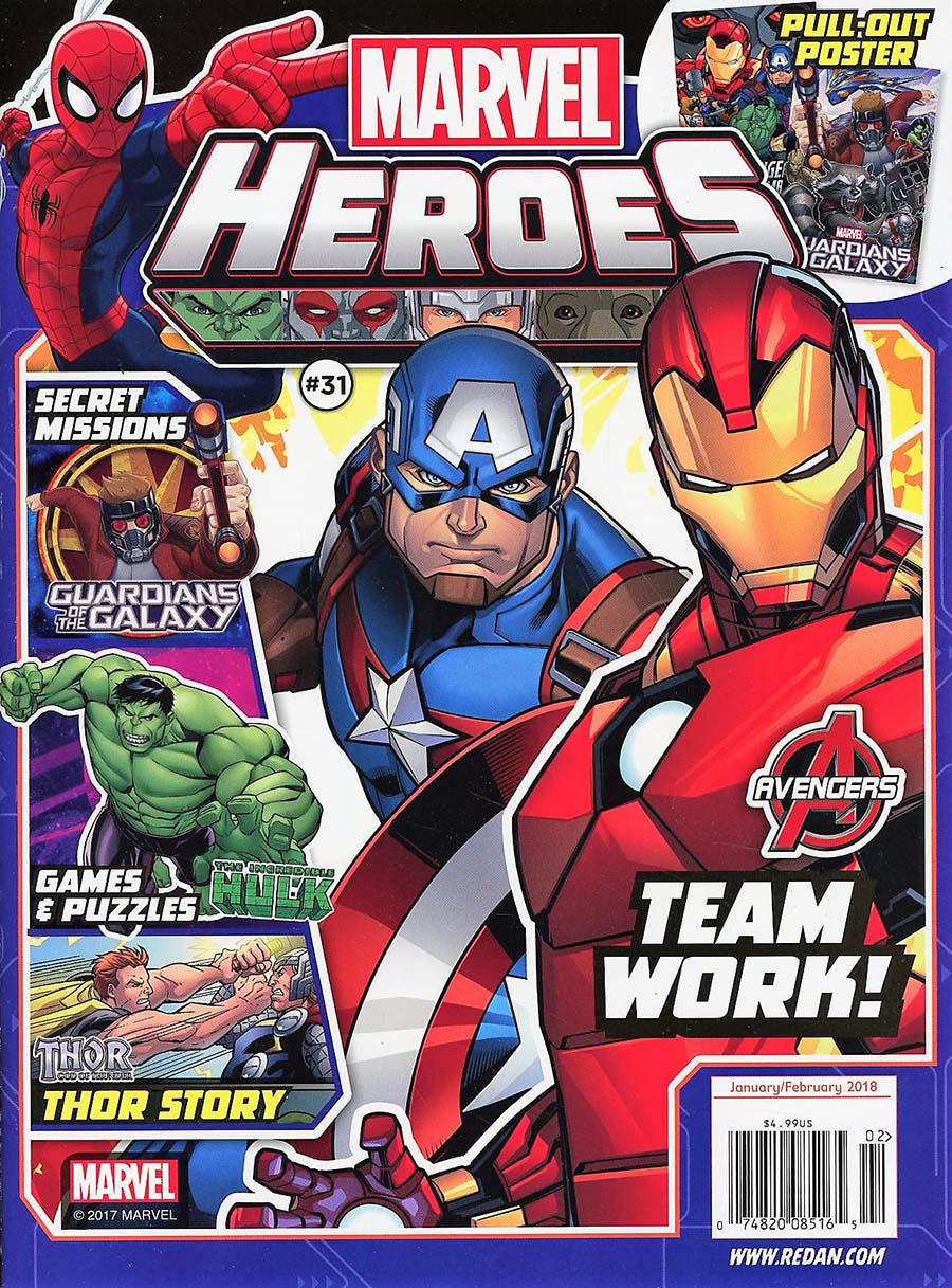 Marvel Super-Heroes Magazine #31 January / February 2018