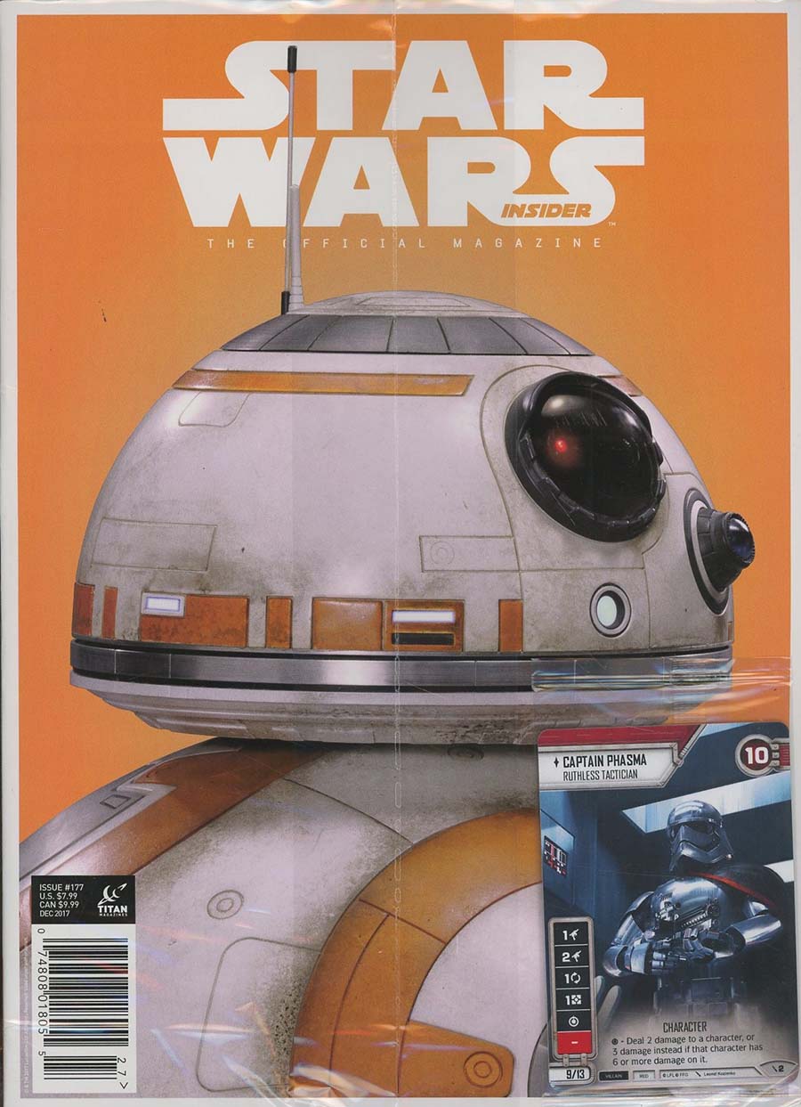 Star Wars Insider #177 December 2017 Previews Exclusive Edition