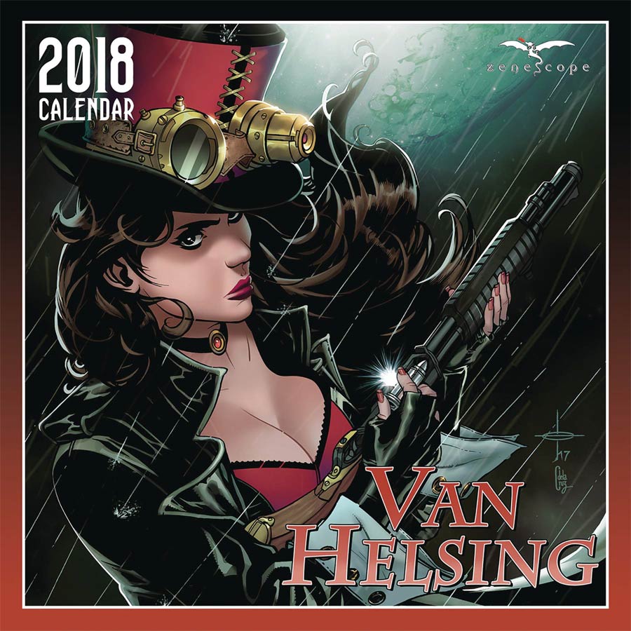 Grimm Fairy Tales Presents Van Helsing 2018 Calendar