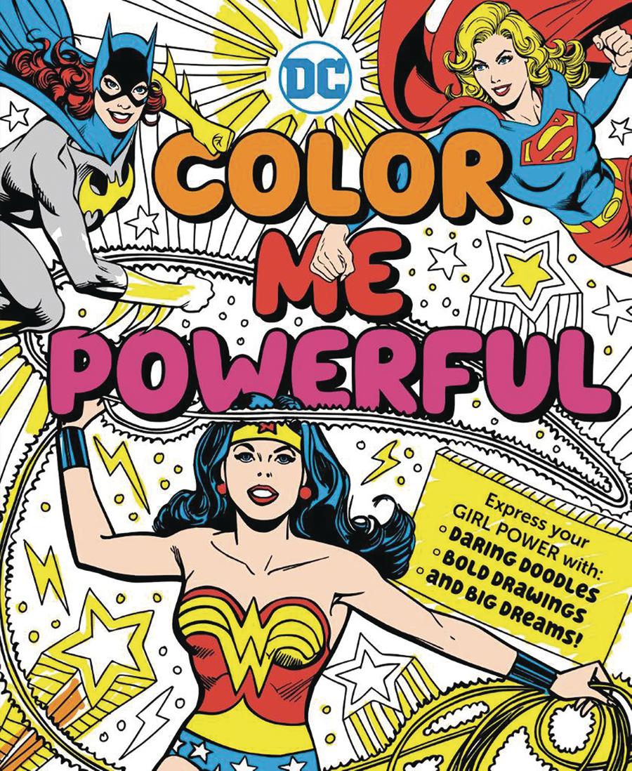 DC Super Heroes Color Me Powerful SC