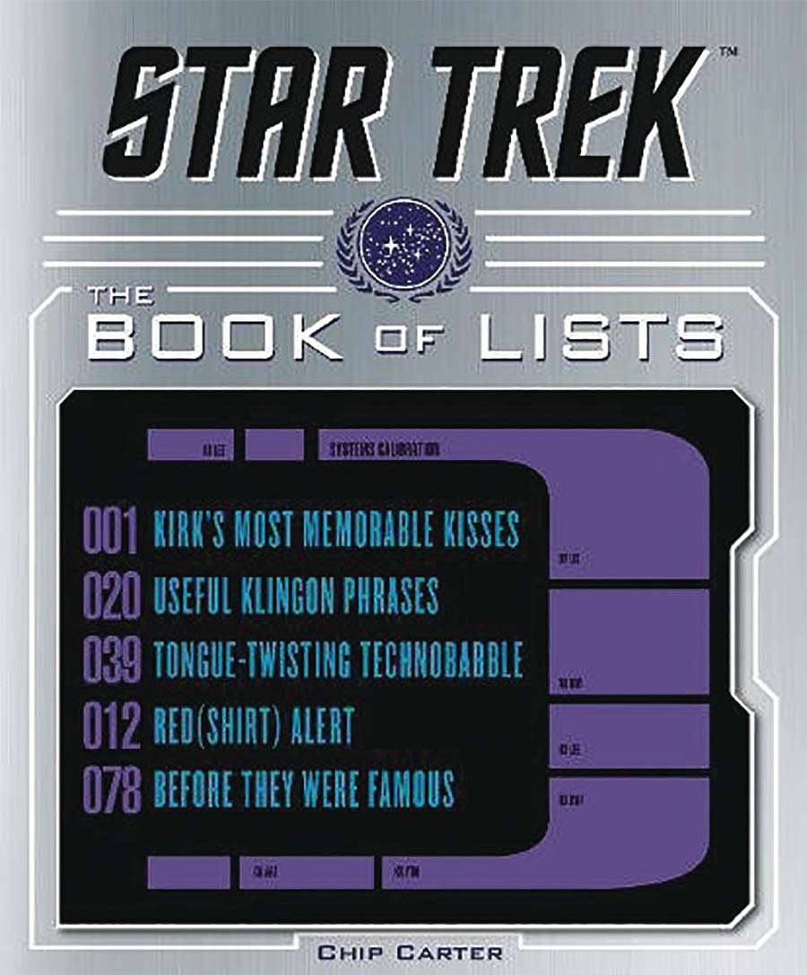 Star Trek Book Of Lists HC