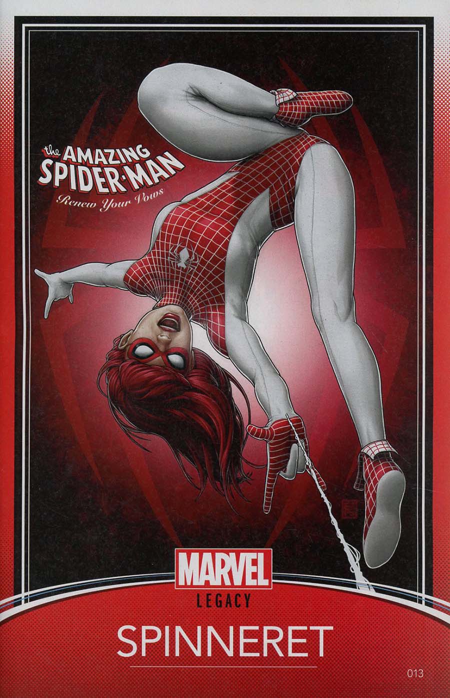 Amazing Spider-Man Renew Your Vows Vol 2 #13 Cover C Variant John Tyler Christopher Trading Card Cover (Marvel Legacy Tie-In)
