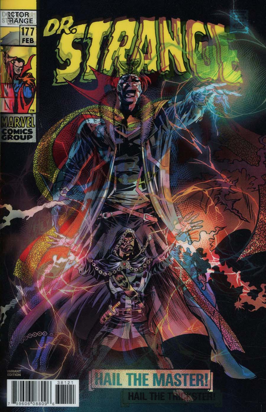 Doctor Strange Vol 4 #381 Cover B Variant Mike Deodato Jr Lenticular Homage Cover (Marvel Legacy Tie-In)