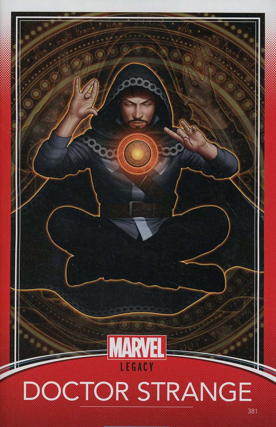 Doctor Strange Vol 4 #381 Cover C Variant John Tyler Christopher Trading Card Cover (Marvel Legacy Tie-In)