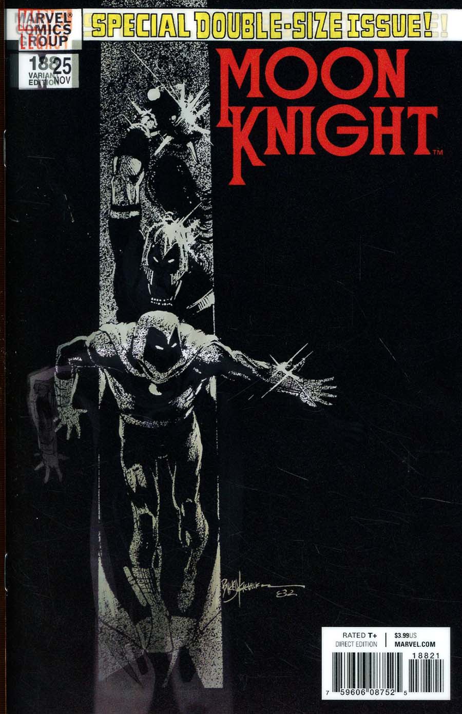 Moon Knight Vol 8 #188 Cover B Variant Bill Sienkiewicz Lenticular Homage Cover (Marvel Legacy Tie-In)