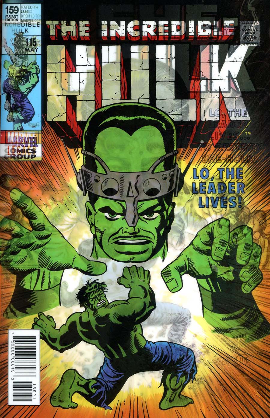 She-Hulk Vol 3 #159 Cover B Variant Duncan Fegredo Lenticular Homage Cover (Marvel Legacy Tie-In)