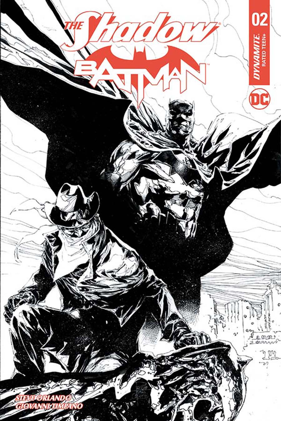 Shadow Batman #2 Cover F Incentive Philip Tan Black & White Cover