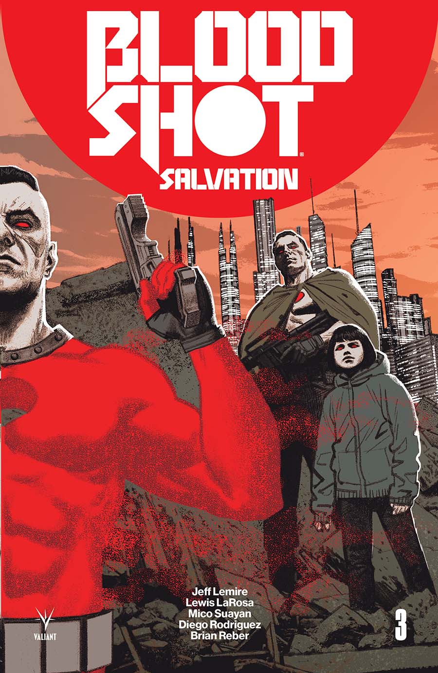 Bloodshot Salvation #3 Cover E Incentive Greg Smallwood Interlocking Variant Cover