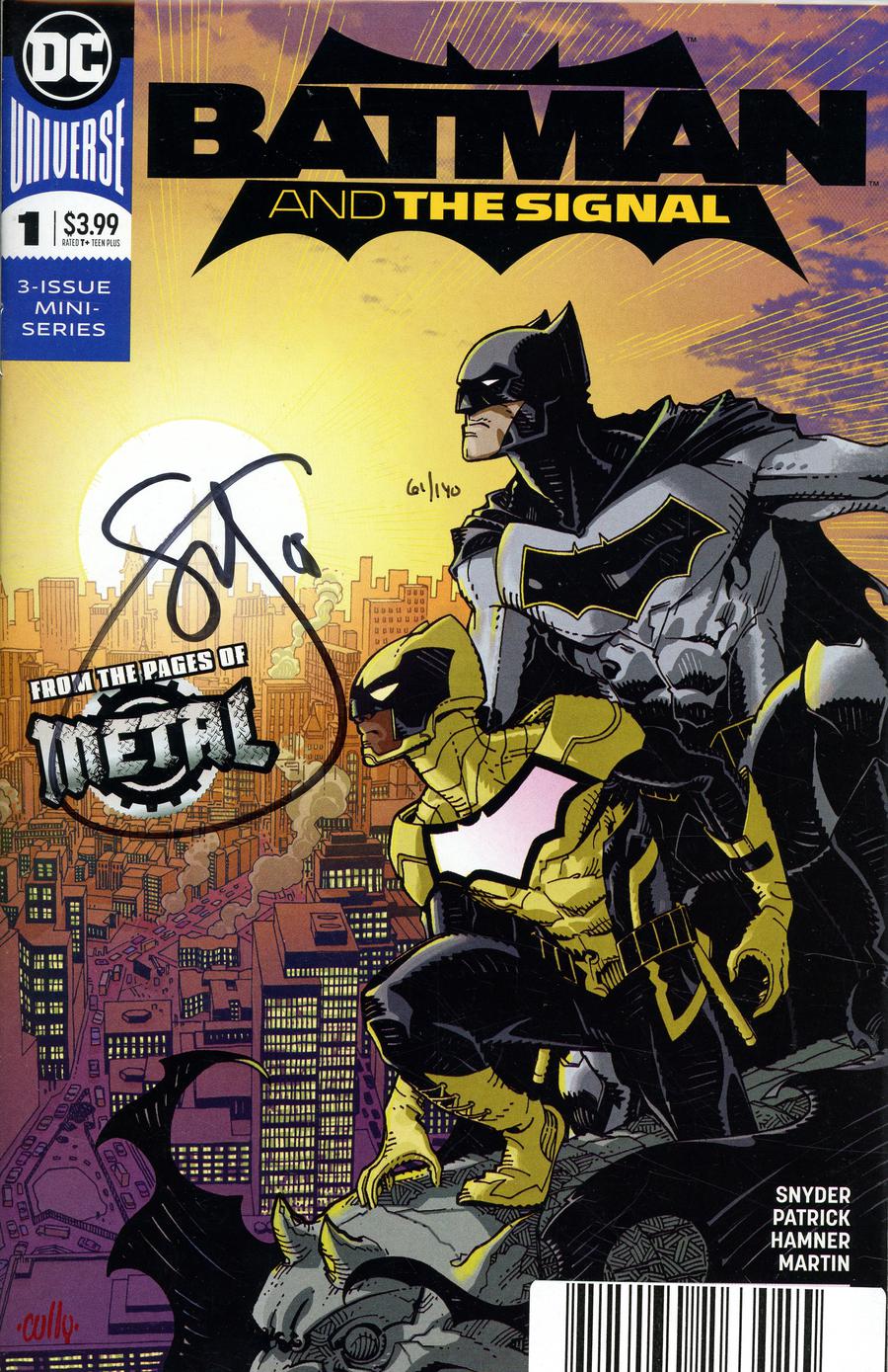 Batman And The Signal #1 Cover C DF Signed By Scott Snyder