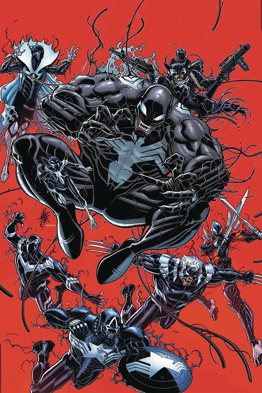 Venomverse #1 Cover I DF Signed By Cullen Bunn