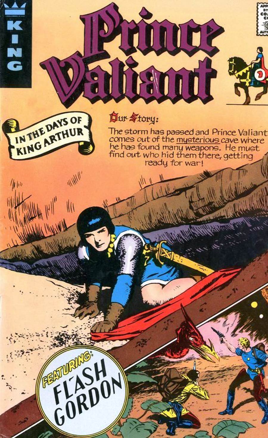 Comics Reading Libraries (R-08) #8 Cover B 1977 Reprint Prince Valiant (Foster) Flash Gordon