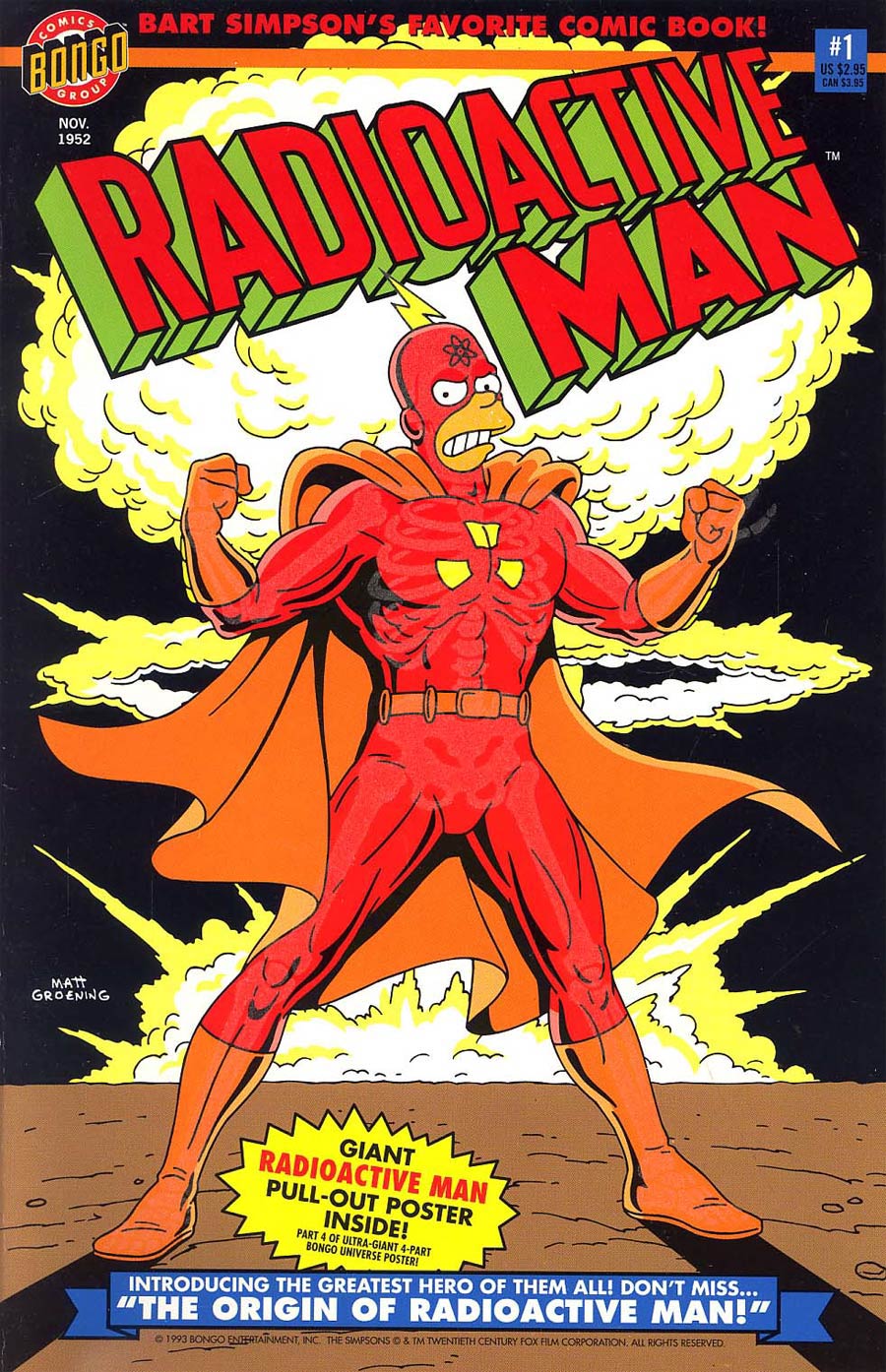 Radioactive Man #1 Cover A With Poster