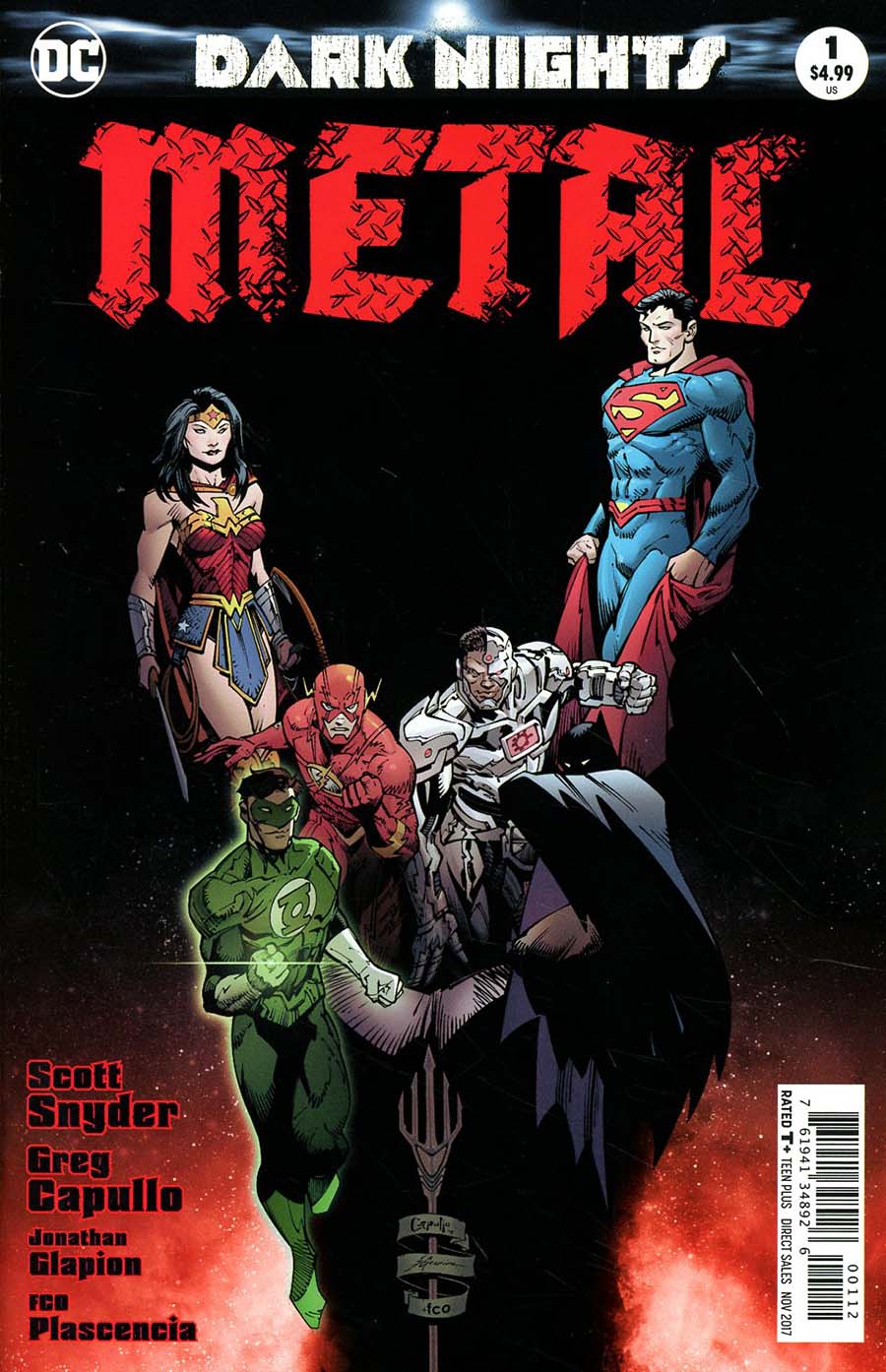 Dark Nights Metal #1 Cover M 2nd Ptg Greg Capullo Variant Cover