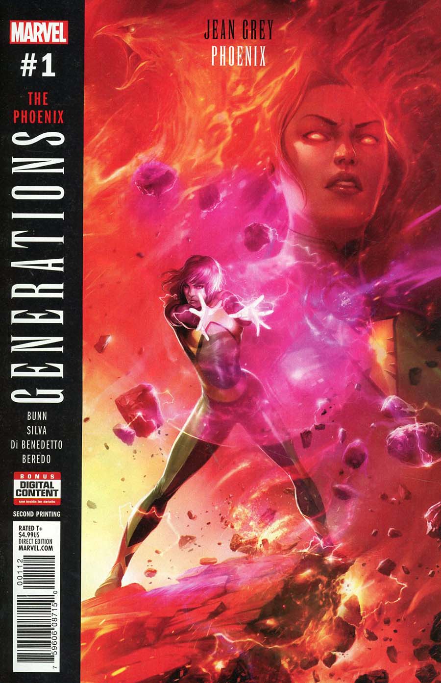 Generations Phoenix & Jean Grey #1 Cover E 2nd Ptg Francesco Mattina Variant Cover