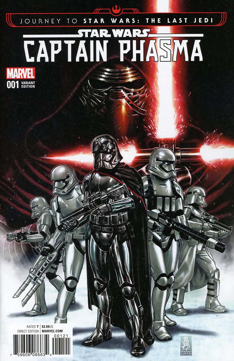 Journey To Star Wars The Last Jedi Captain Phasma #1 Cover H Incentive Mark Brooks Color Variant Cover