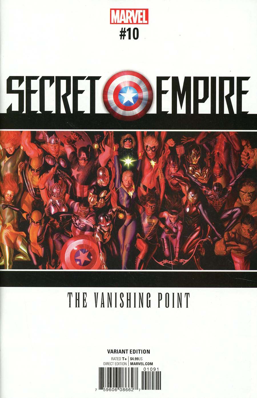 Secret Empire #10 Cover I Variant Alex Ross Generations Cover
