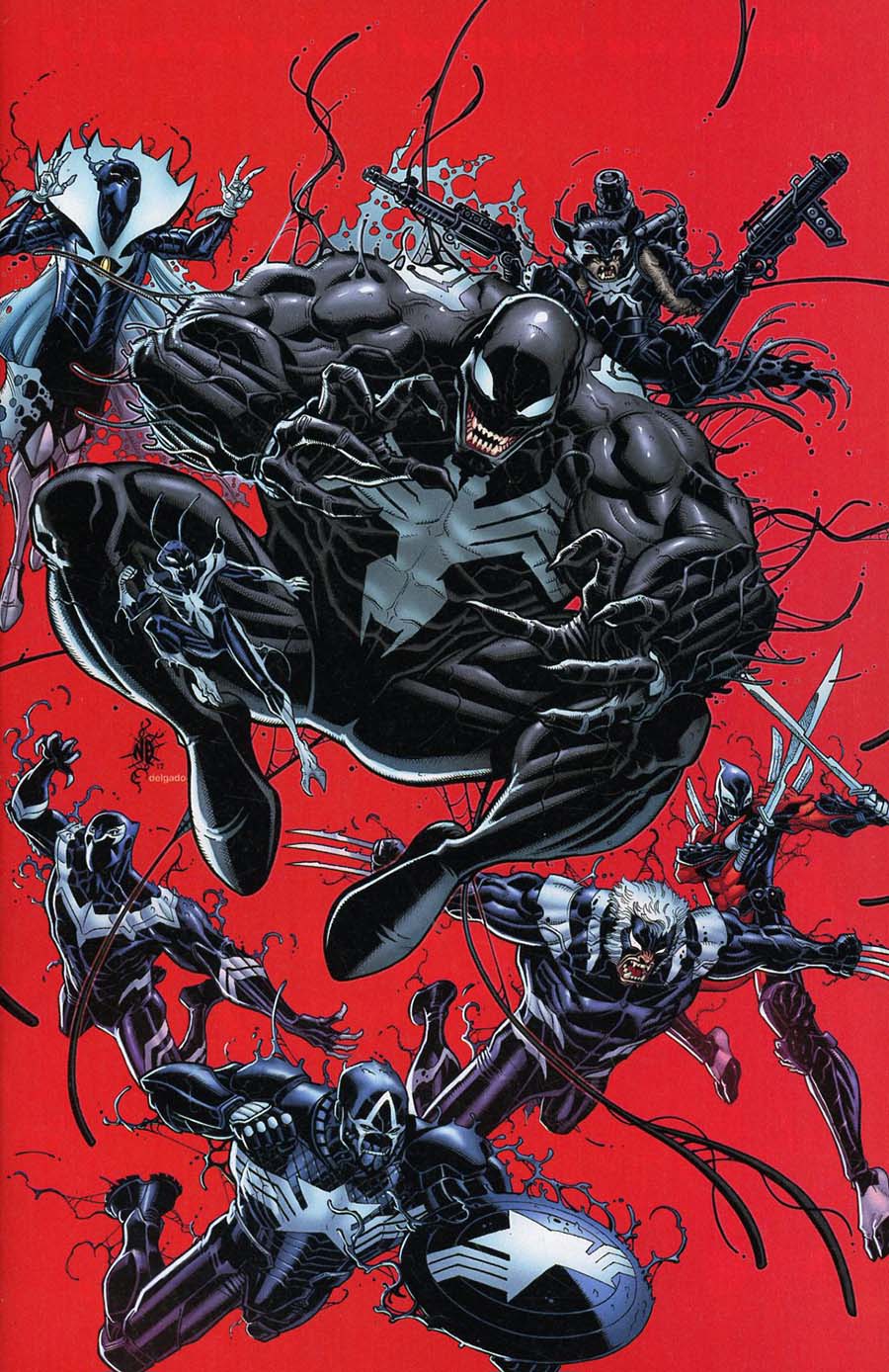 Venomverse #1 Cover F Incentive Nick Bradshaw Virgin Cover