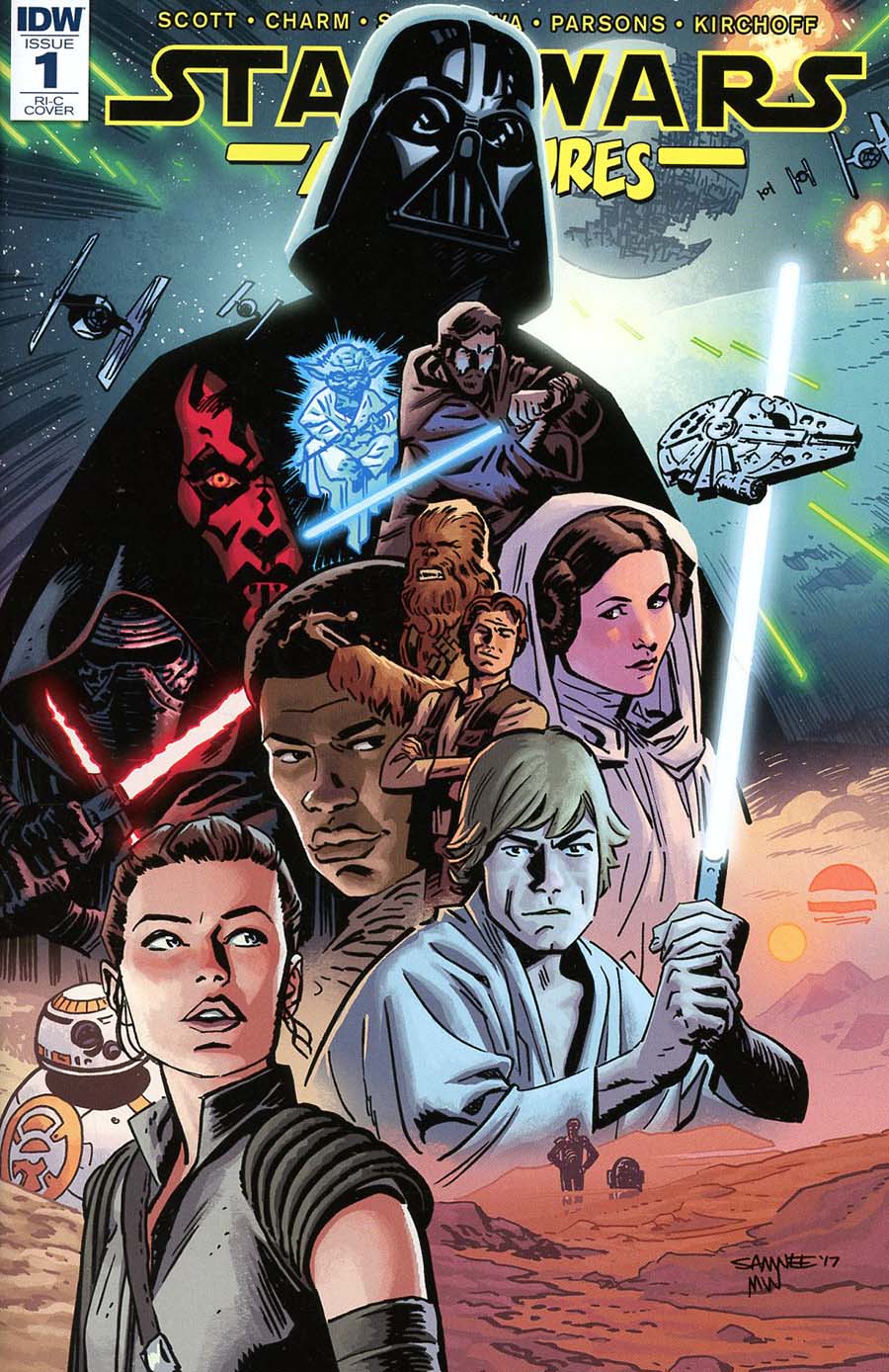 Star Wars Adventures #1 Cover E Incentive Chris Samnee Variant Cover