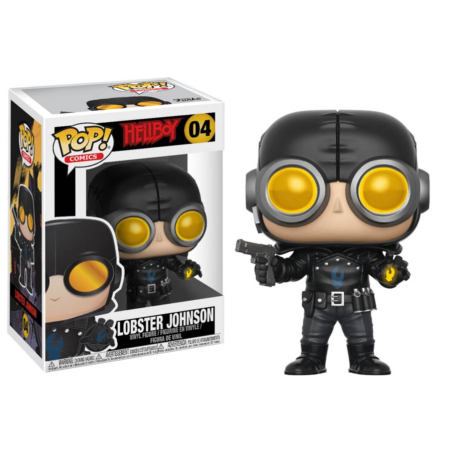 POP Comics 04 Hellboy Lobster Johnson Vinyl Figure