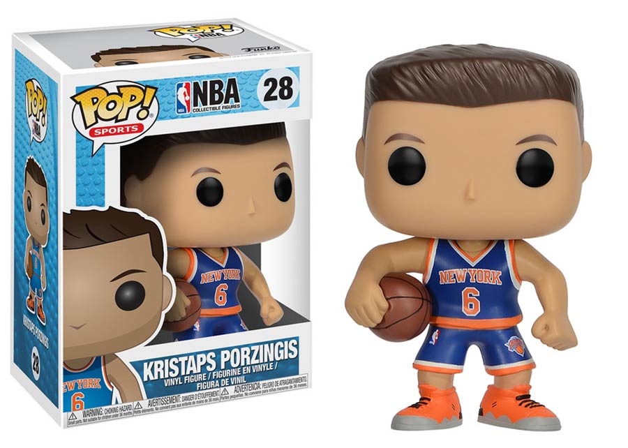POP NBA 28 Kristaps Porzingis Vinyl Figure