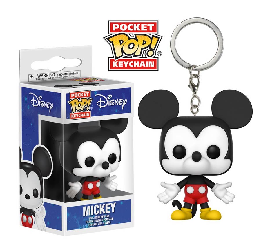 POP Disney Mickey Mouse Vinyl Figure Pocket Keychain