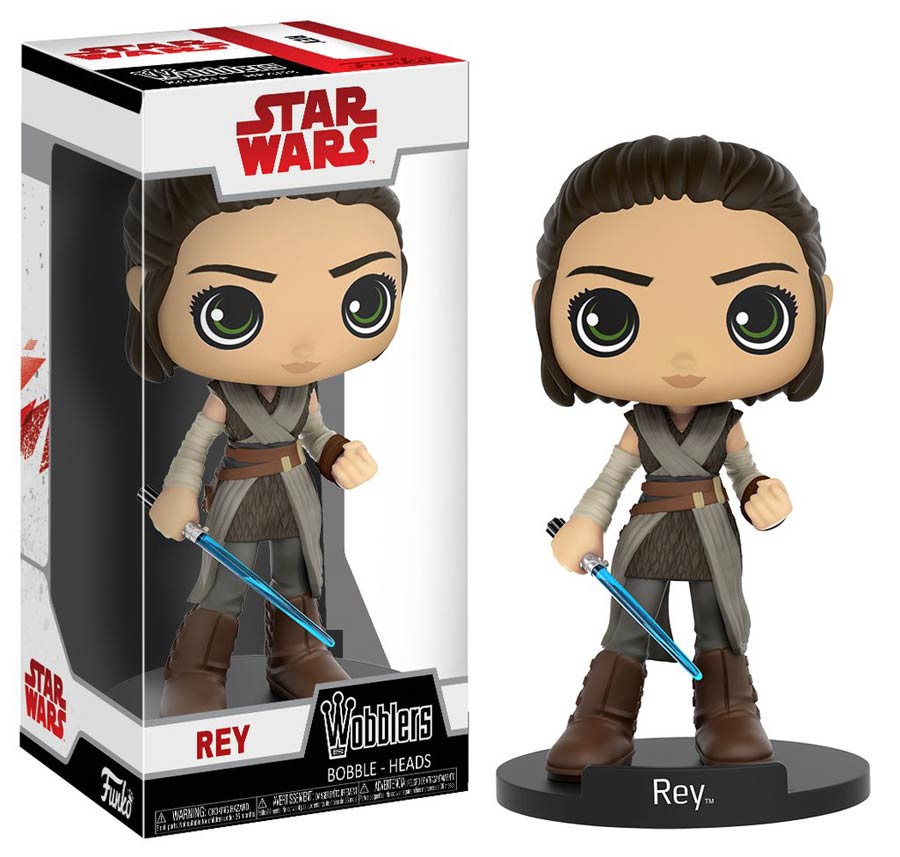 Star Wars Episode VIII The Last Jedi Rey Wobbler