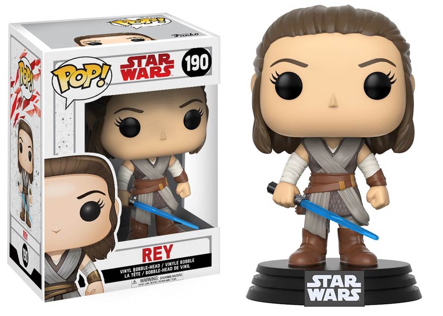 POP Star Wars 190 Star Wars Episode VIII The Last Jedi Rey Vinyl Bobble Head