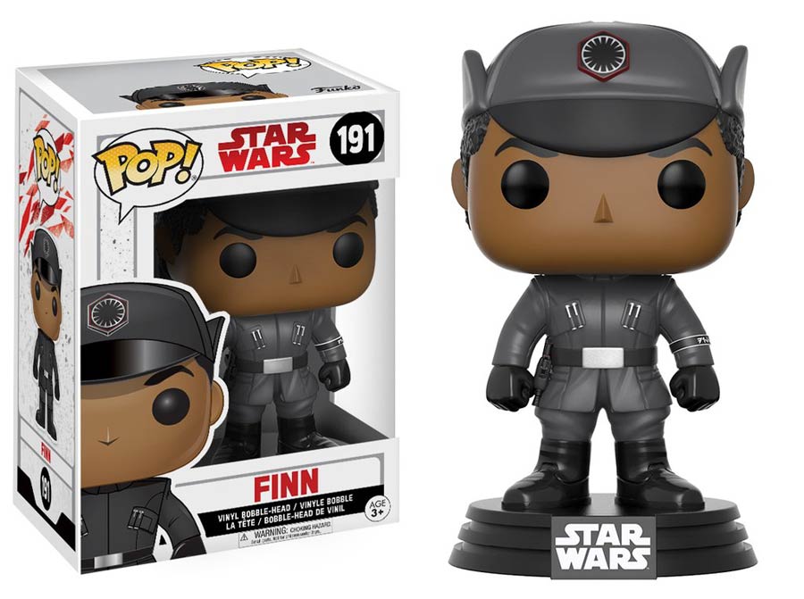 POP Star Wars 191 Star Wars Episode VIII The Last Jedi Finn Vinyl Bobble Head