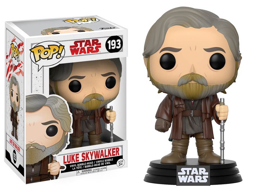 POP Star Wars 193 Star Wars Episode VIII The Last Jedi Luke Skywalker Vinyl Bobble Head