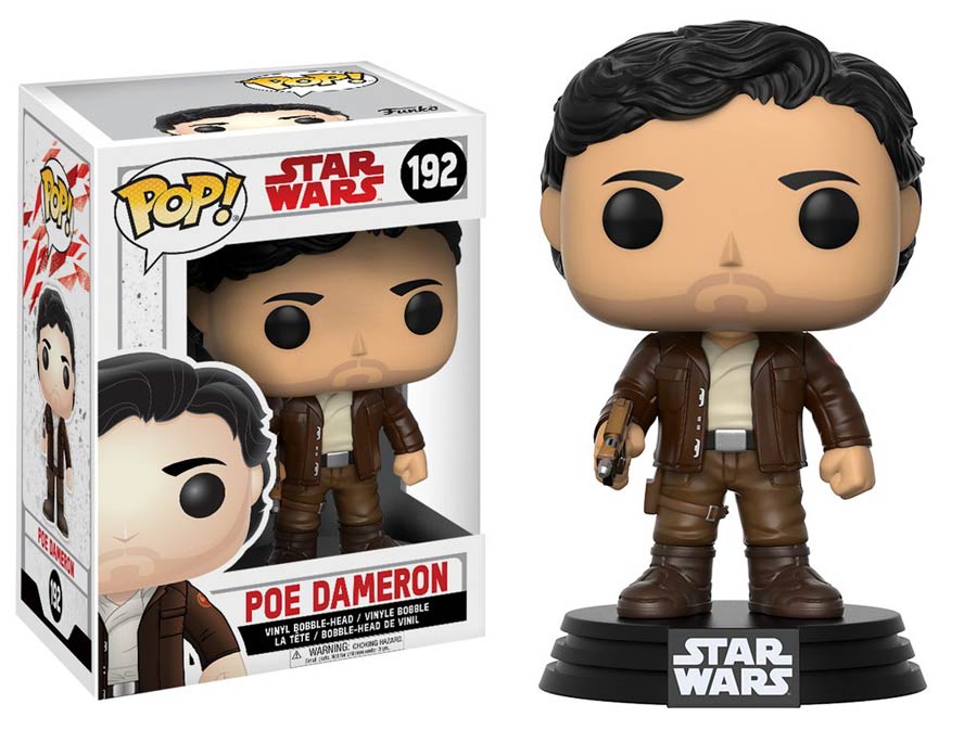 POP Star Wars 192 Star Wars Episode VIII The Last Jedi Poe Dameron Vinyl Bobble Head
