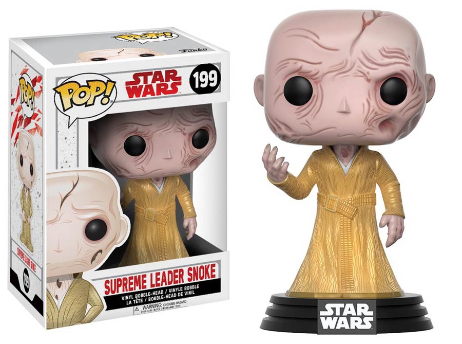 POP Star Wars 199 Star Wars Episode VIII The Last Jedi Supreme Leader Snoke Vinyl Bobble Head