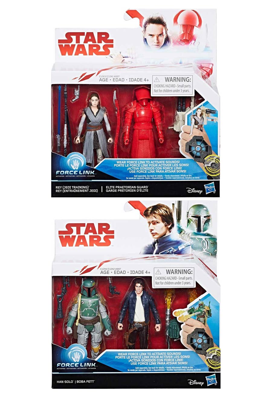 Star Wars Episode VIII The Last Jedi Galaxy Series 3.75-Inch Action Figure Deluxe 2-Pack Assortment Case