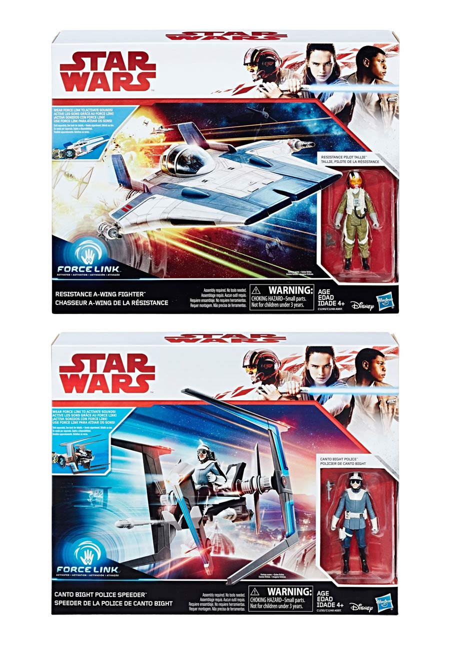 Star Wars Episode VIII The Last Jedi Galaxy Series 3.75-Inch Vehicles Class B Assortment Case