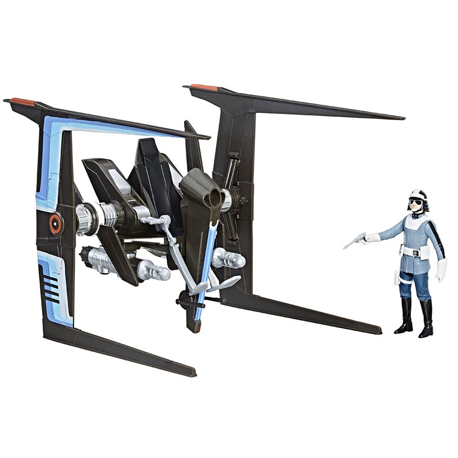 Star Wars Episode VIII The Last Jedi Galaxy Series 3.75-Inch Vehicle - Canto Bright Police Speeder