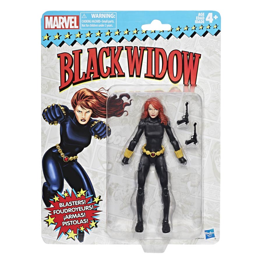 Marvel Vintage Legends 6-Inch Action Figure - Black Widow