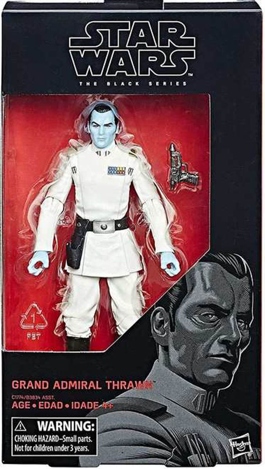 Star Wars Black Series 6-Inch Action Figure #47 Grand Admiral Thrawn