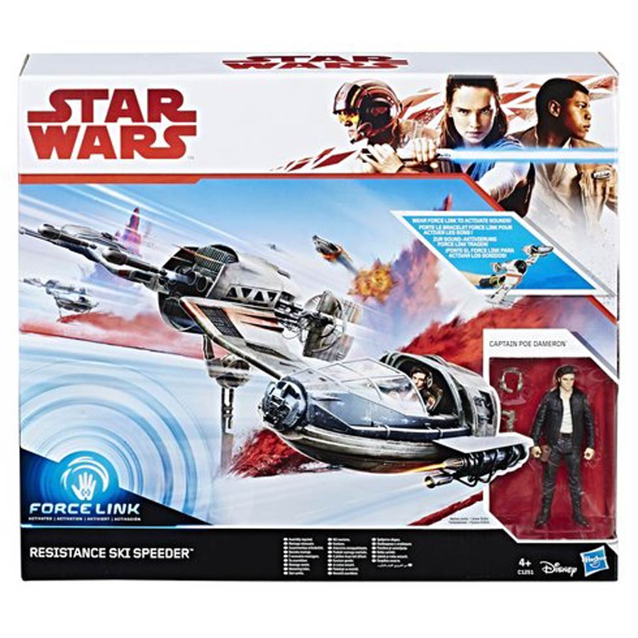 Star Wars Episode VIII The Last Jedi Galaxy Series 3.75-Inch Vehicle - Resistance Ski Speeder