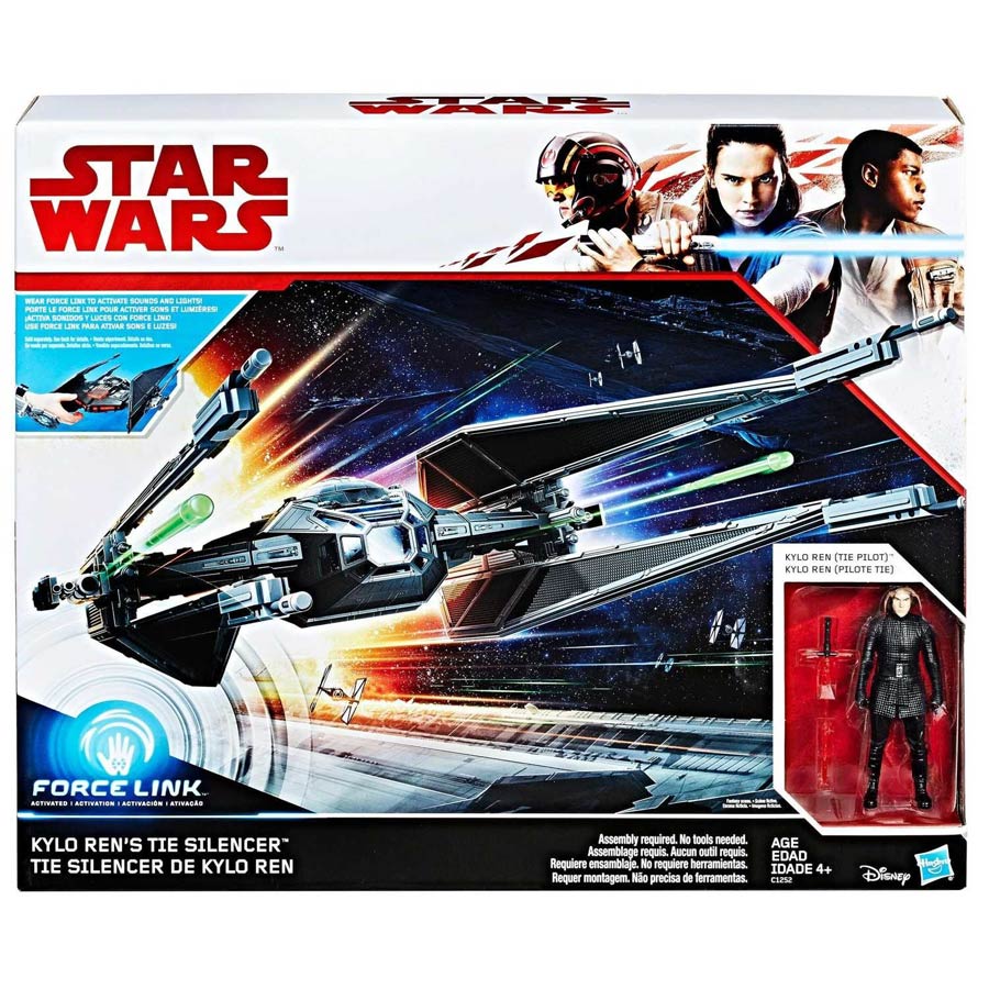 Star Wars Episode VIII The Last Jedi Galaxy Series 3.75-Inch Vehicle - Kylo Rens TIE Silencer