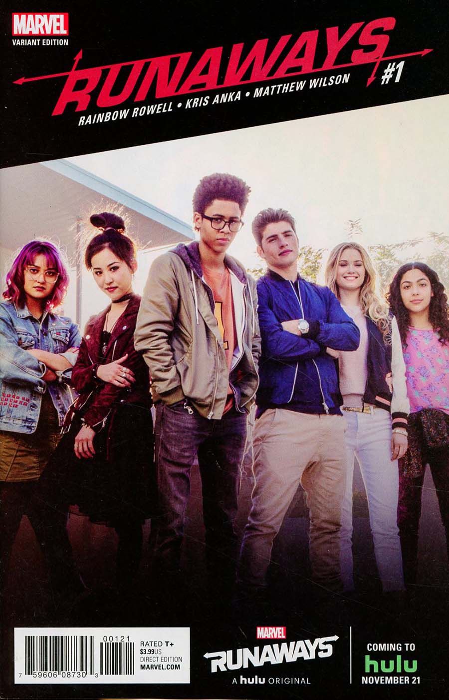 Runaways Vol 5 #1 Cover E Incentive Television Variant Cover