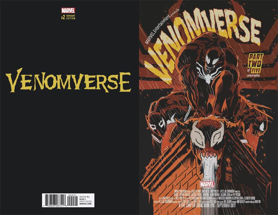 Venomverse #2 Cover D Incentive Francesco Francavilla Variant Cover