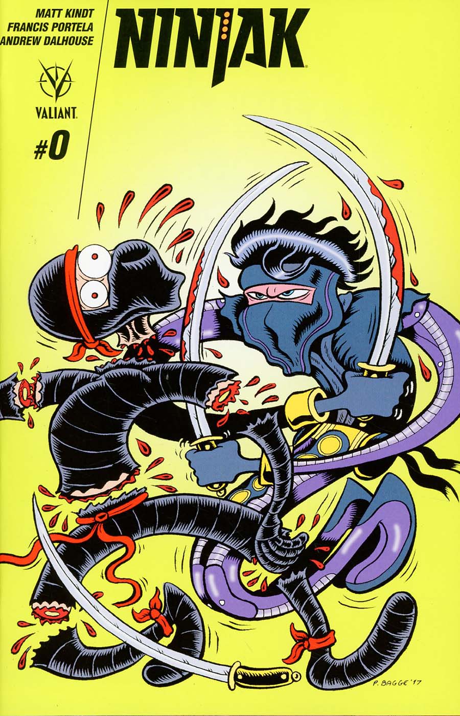 Ninjak Vol 3 #0 Cover E Incentive Peter Bagge Variant Cover